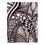 Tangle Cat postcard