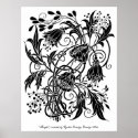 "Tangles" (inverted) poster posters