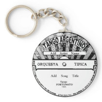 Tango Argentino Record Key Chain