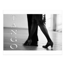 Tango Dance cool design! Postcard