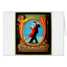 Tango Dancer Greeting Card