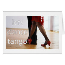 Tango Dancers! Greeting Card