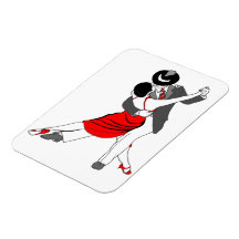 Tango Dancers Magnet