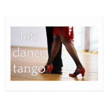 Tango Dancers! Post Card