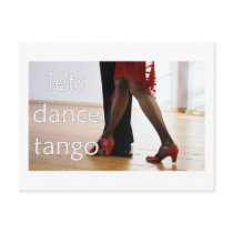 Tango Dancers! Post Card