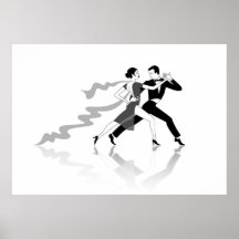 Tango Dancers Print