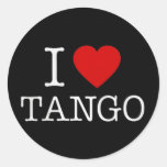 TANGO ROUND STICKER