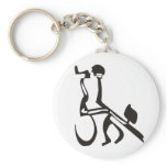 Tango with Hebrew Letters keychains