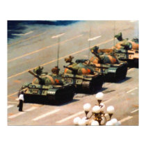 Tank Man Painting Poster posters