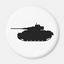 Tank Refrigerator Magnet