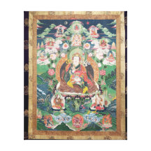 Tanka of Padmasambhava, c.749 AD Stretched Canvas Prints
