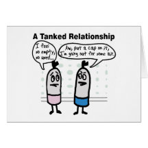 Tanked Relationship Greeting Card