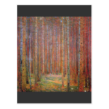 Tannenwald I by Gustav Klimt Postcards