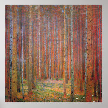 Tannenwald I by Gustav Klimt Print