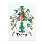 Tanner Family Crest postcards