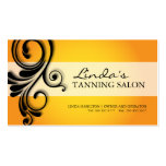 TANNING SALON BUSINESS CARD business cards