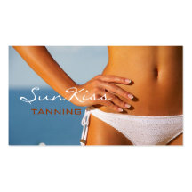 Tanning Salon, Spa Business Card