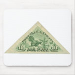 Tannu Tuva 10 Turkey Bright Green Triangle Stamp mousepads