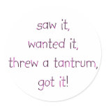 Tantrum 2 copy stickers