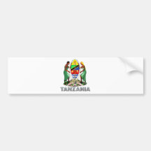 Tanzania Coat of Arms Bumper Stickers