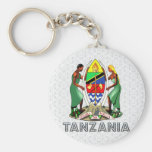 Tanzania Coat of Arms Keychains