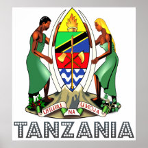 Tanzania Coat of Arms Print
