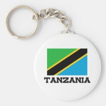 Tanzania Flag Key Chains