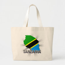 Tanzania Flag Map 2.0 Bags