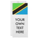 Tanzania Flag rack cards