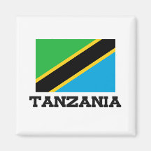 Tanzania Flag Refrigerator Magnet