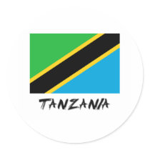 Tanzania Flag stickers