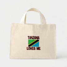 Tanzania Loves Me Tote Bags