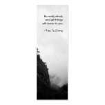 Tao Te Ching  No.2 Bookmark business cards
