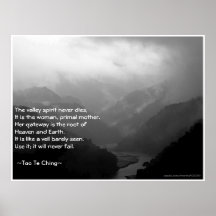 Tao Te Ching No.6/ Poster