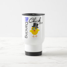 Tap Dancing Chick 3 Coffee Mugs