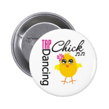 Tap Dancing Chick Pin