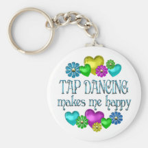 Tap Dancing Happiness Key Chain
