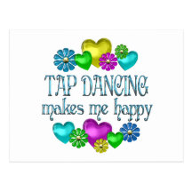 Tap Dancing Happiness Postcards