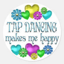 Tap Dancing Happiness Sticker