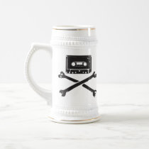 Tape & Crossbones Music Pirate Piracy Home Taping Coffee Mugs