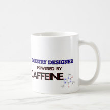 Tapestry Designer Powered by caffeine Mugs