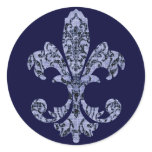 Tapestry Fleur de lis 1 stickers