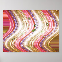 Tapestry of Marbles and Pebbles Poster