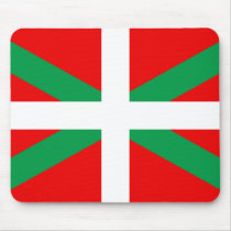 Tapis de Souris avec Drapeau Basque "Ikkurina"