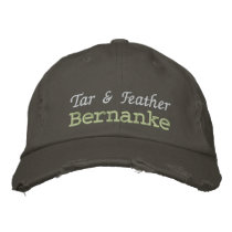 Tar & Feather Bernanke Embroidered Hats