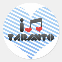 Taranto Round Sticker