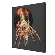 Tarantula Lightning Stretched Canvas Prints