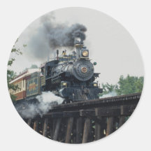 Tarantula Railroad, Fort Worth, Texas, U.S.A. Round Stickers