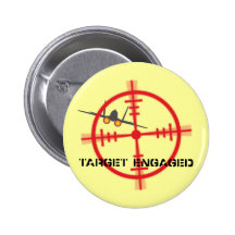 Target Engaged Flight Simulator Pilot Display Button