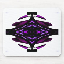 Target Style Magenta Urban Futurism Design Mouse Pad